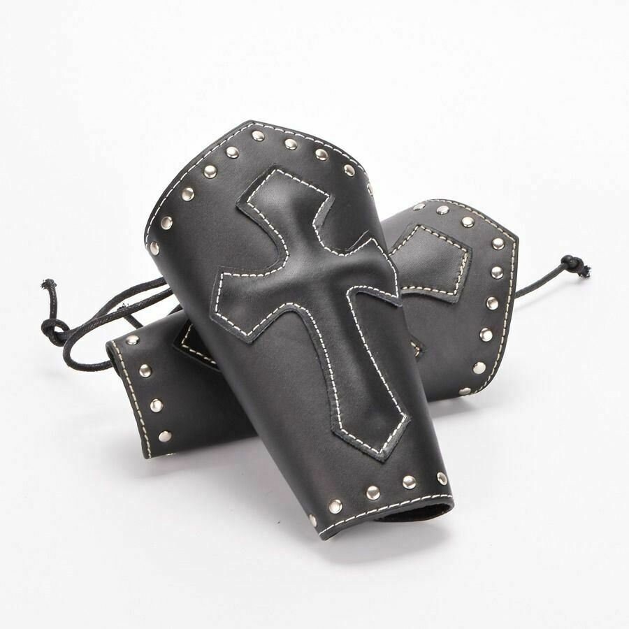 Bracers Arm Armor Cuff Gothic Knights Templar Cosplay Etsy