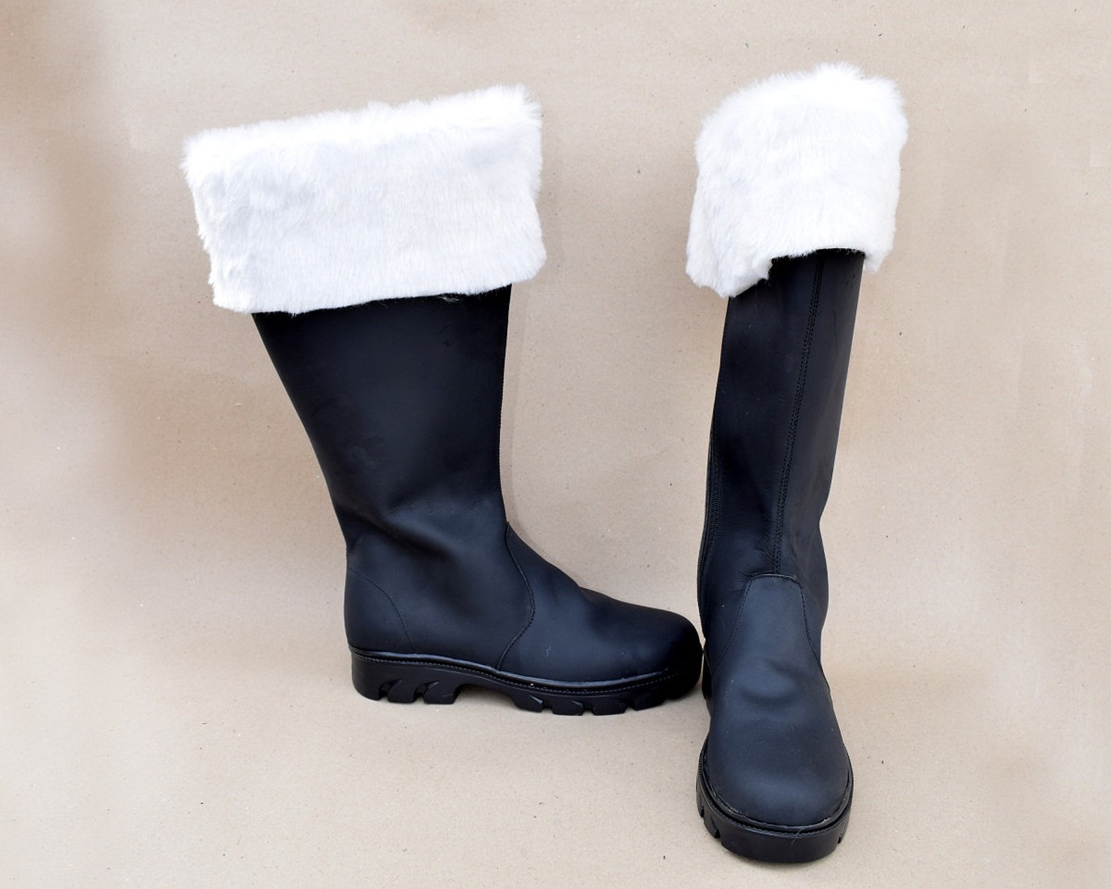 mens black santa boots
