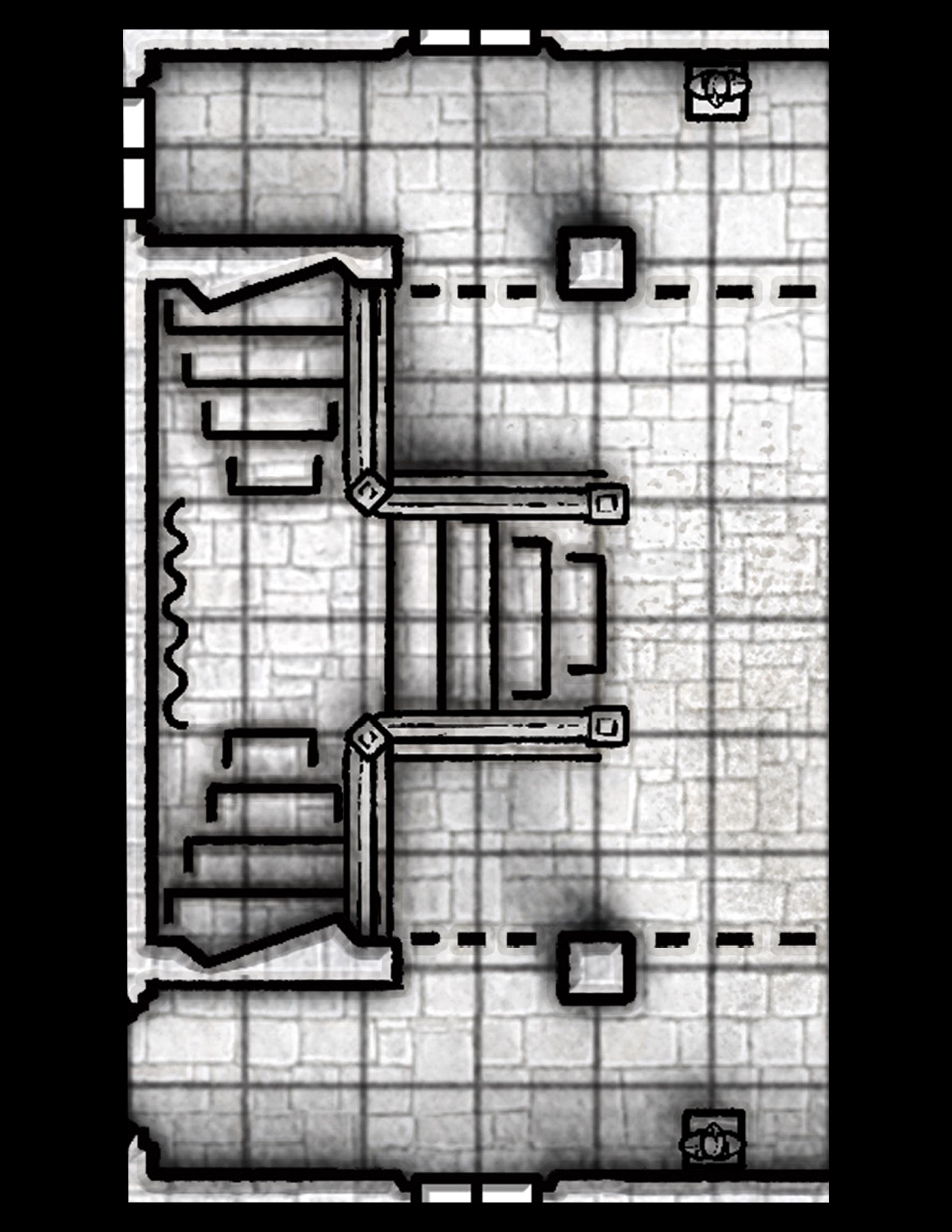 PRINTABLE Argynvostholt Dungeon Map | Curse of Strahd - Etsy
