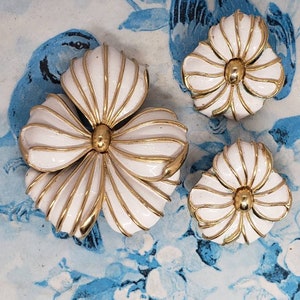 Vintage Bridal Brooch & Earring Set*Bespoke Bridal Brooch and Earring Set*Preloved Bridal Brooch