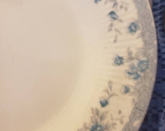 Something Blue! Vintage Hitkari Blue Floral Bone China Dessert Plates* Bread Plates*Salad Plates