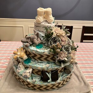 BabyCakes: Gourmet Diaper cakes made to order