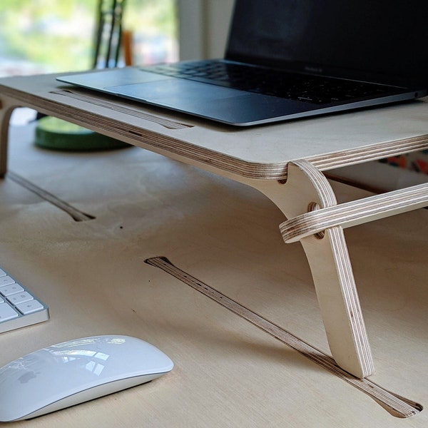 Suporte para monitor, prateleira de mesa, elevador de tela, organizador, fabricado no Canadá