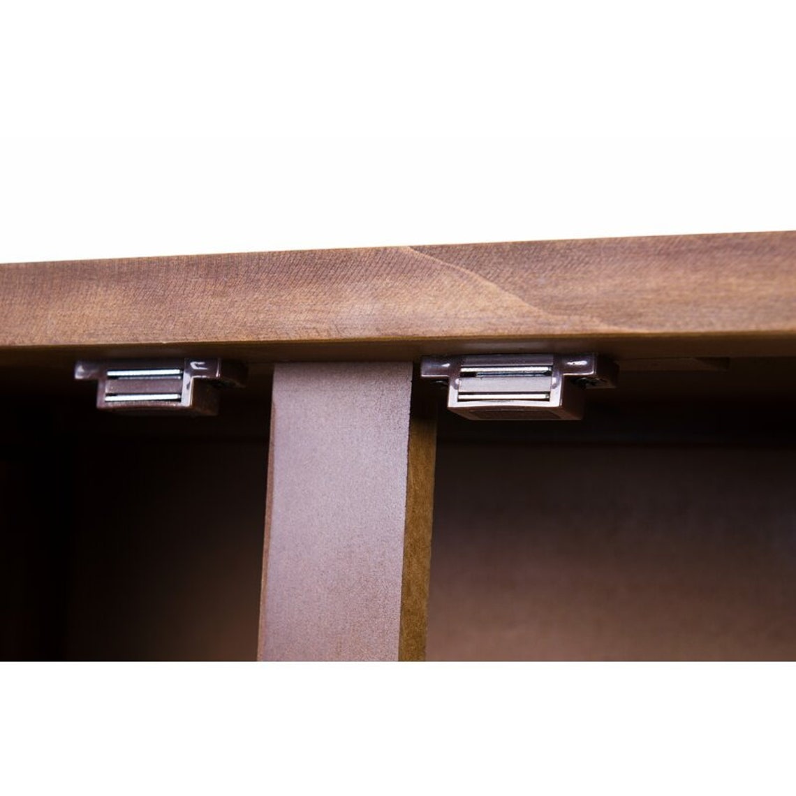 Gabinete de acento de almacenamiento con espejo contemporáneo | Etsy