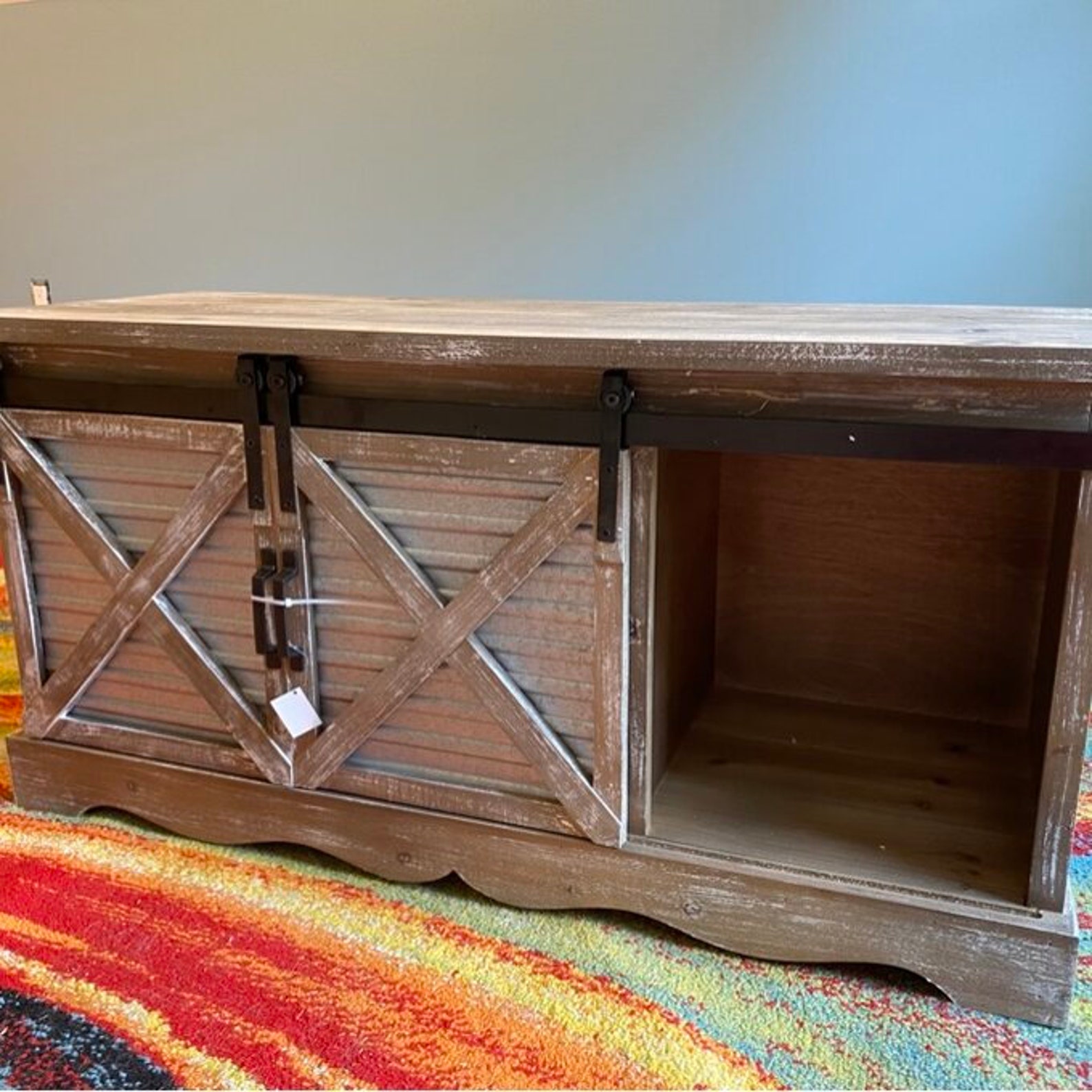 39.4'' Pequeña casa de campo entrada gabinete de | Etsy