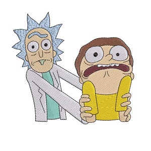 Rick&Morty - Embroidery Digital Design