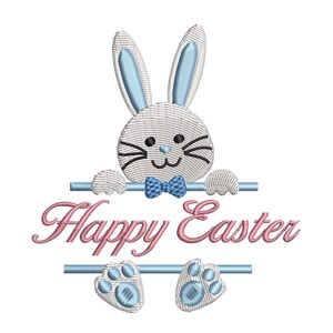 Happy Easter Bunny - Digital Embroidery Design