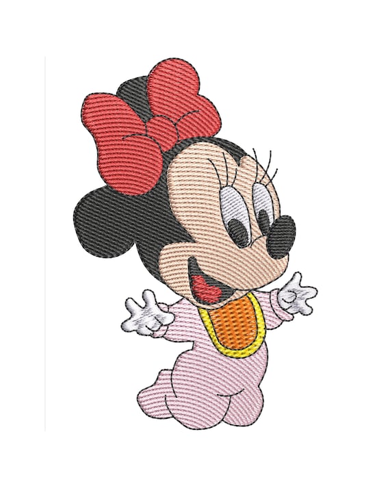 Baby Minnie Maus - Stickdatei Digital Design