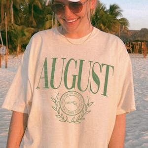 Original August Collegiate Unisex Comfort Colors Tee