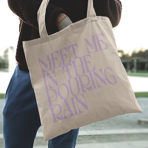 Original Pouring Rain Canvas Tote Bag