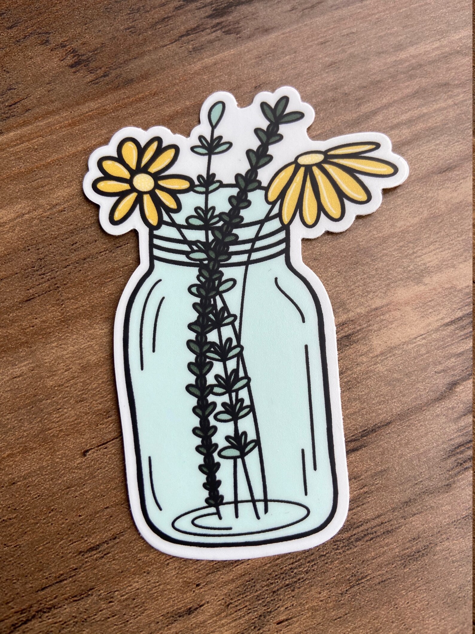 Mason Jar Sticker 2 x 3 Etsy