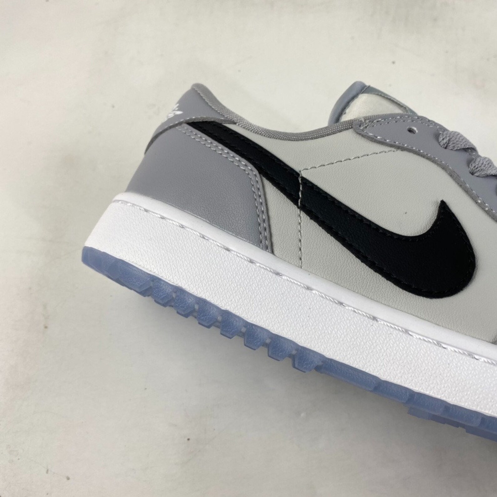jd 1 low white wolf grey