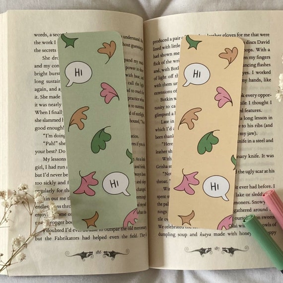 Heartstopper Bookmark Charlie And Nick Heartstopper Leaves Etsy UK