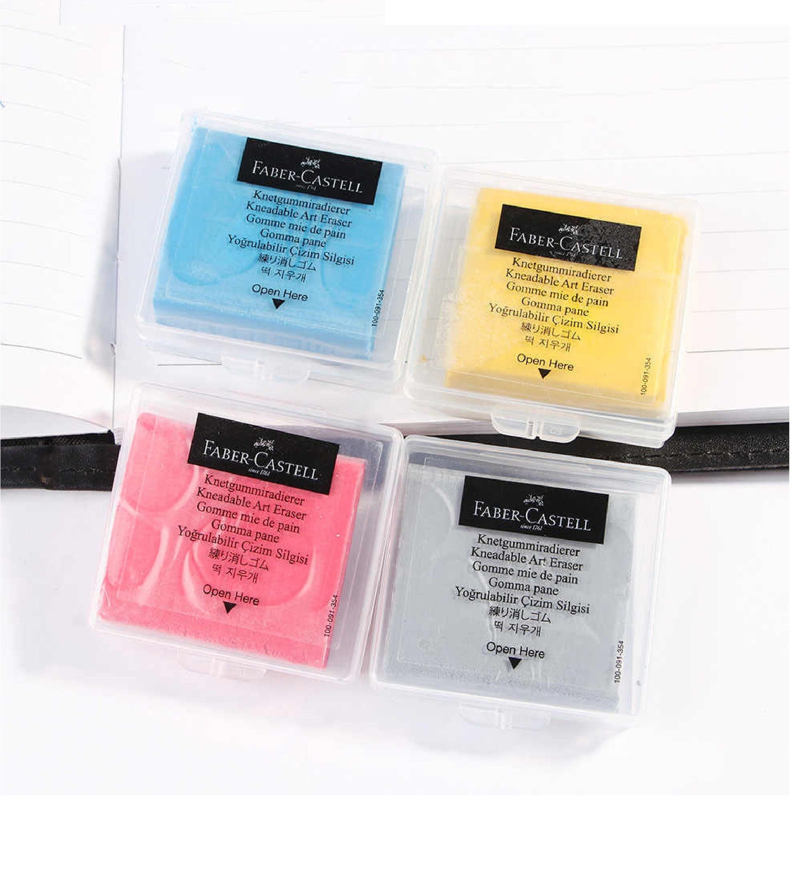 4x Faber Castell Artistes Kneaded Putty Rubber Eraser Pencil Etsy