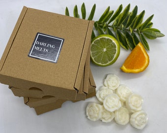 Botanische Wachs Melts Geschenkbox: Duftende florale Melts