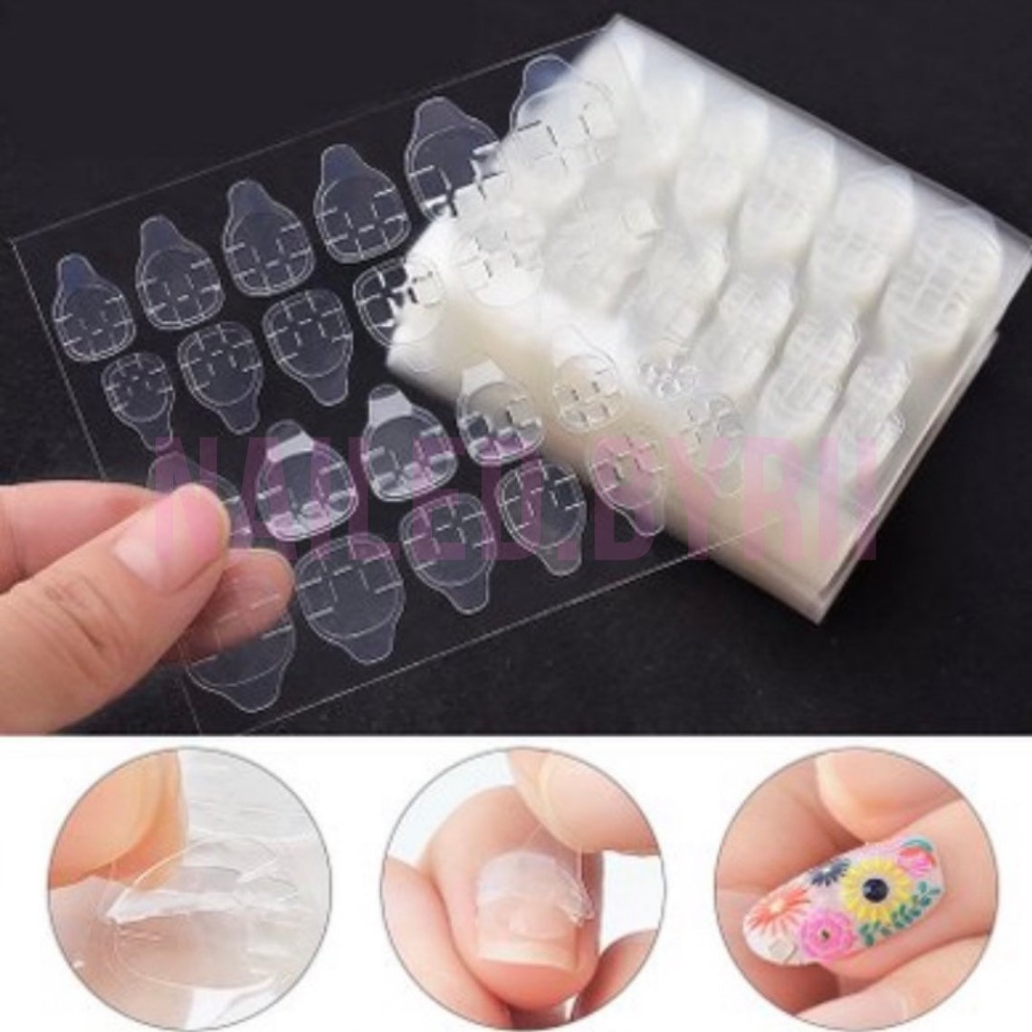 Sticky Nail Tabs For Press On Nails Etsy