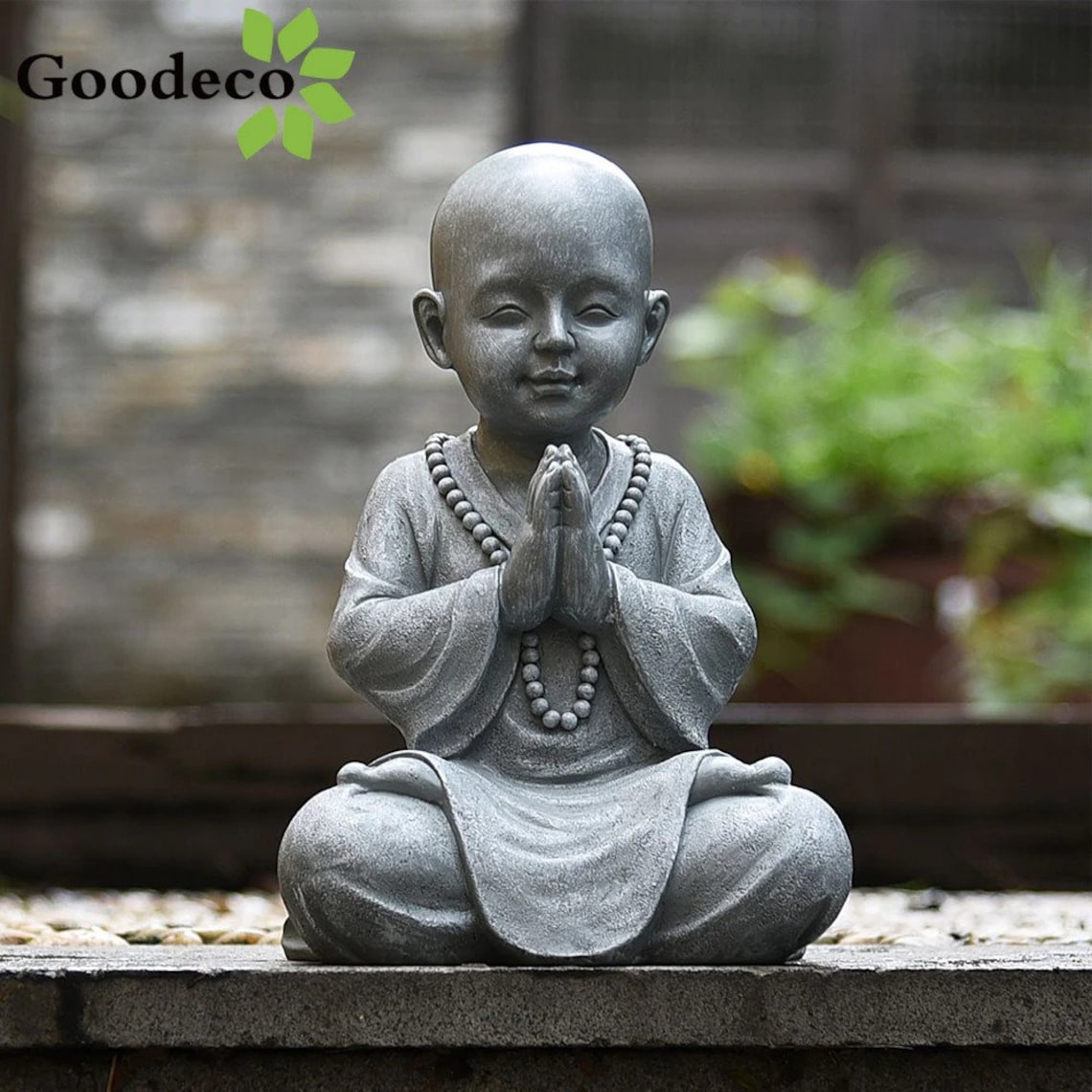 Goodeco Meditating Baby Buddha Statue Garden Outdoor Buda Etsy
