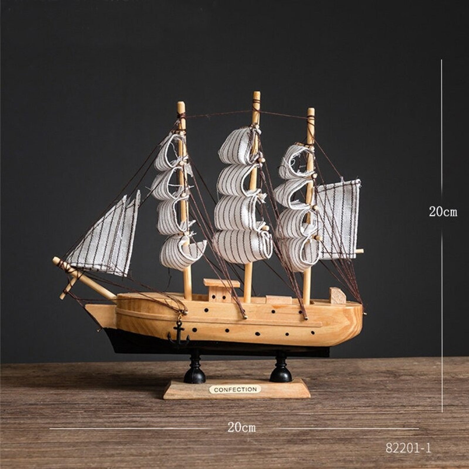 model sailboat desk