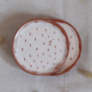 Handmade Mini Ceramic Plate – Rustic Small Dish, Unique Mother’s Day Gift