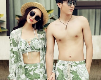 Couples Collections Matching Swimwear 
