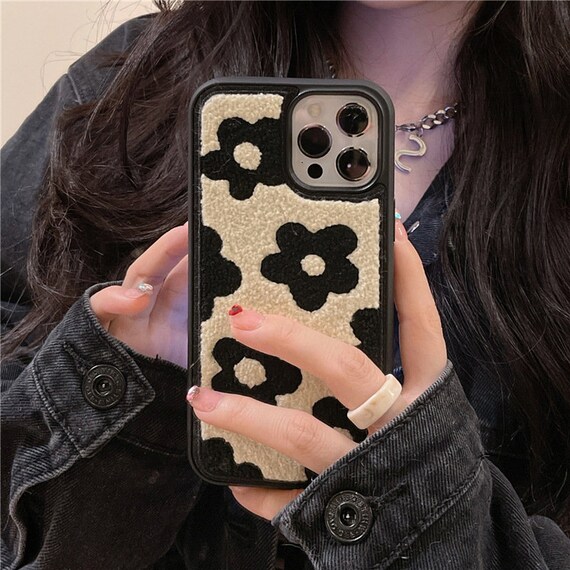 Embroidery Kawaii Cute Fluff Flowers Clear Soft iPhone Case Apple iPhone 13 12 11 pro max X XS XR 7 8 Plus Phone Shell Back Cover Embroidery Kawaii Cute Fluff Flowers Clear Soft iPhone Case Apple iPhone 13 12 11 pro max X XS XR 7 8 Plus Phone Shell Back Cover
