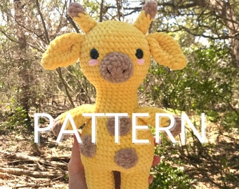 Giraffe Plushie *Digital PDF Crochet Pattern*