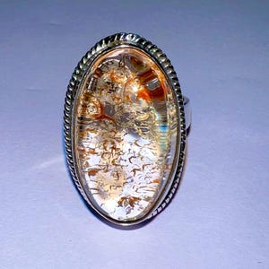 Garden Quartz Ring 925 Sterling Silver Ring Natural Garden Quartz Ring Handmade Ring Lodolite Quartz Ring Garden Quartz Lodolite Gift Her