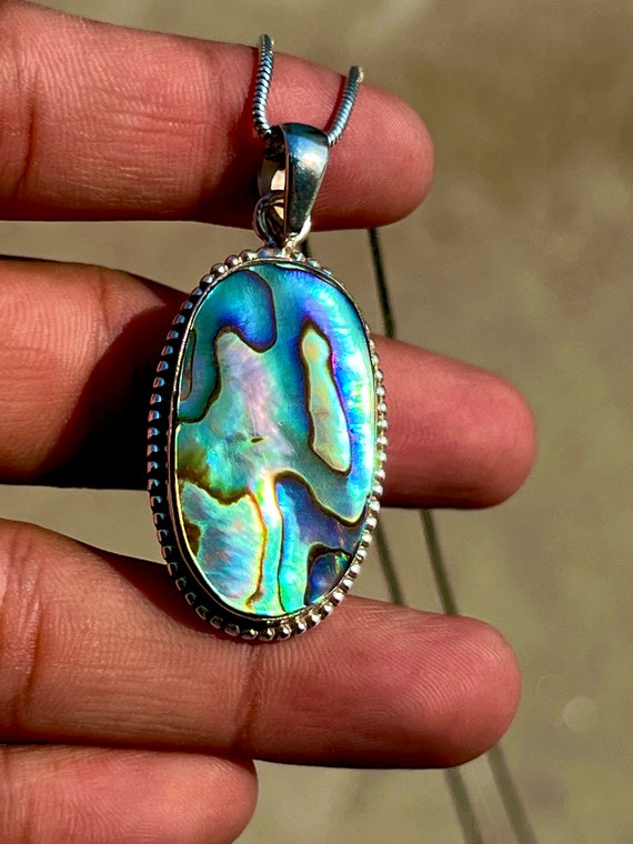 Very Rare Vintage Navajo Purple Abalone Shell Sterling Silver Bracelet Very Rare Vintage Navajo Purple Abalone Shell Sterling Silver Bracelet