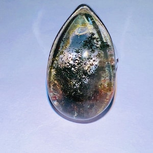 Garden Quartz Ring 925 Sterling Silver Ring Natural Garden Quartz Ring Handmade Ring Lodolite Quartz Ring Garden Quartz Lodolite Gift Her