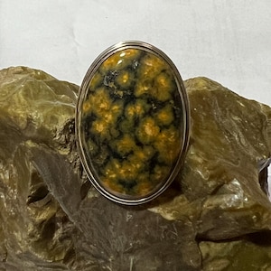 Ocean Ring Ocean Jasper Ring 925 Sterling Silver Ring Natural Ocean Jasper Ring Birthstone Gift  Ocean Jasper Ring