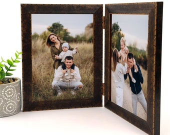 DECOLIFE, Double 7x5 Photo Frame (18x13 cm), Picture Frames, Slim Photo Frame, Photo Frames Multiple Pictures, Multiple Color and Size