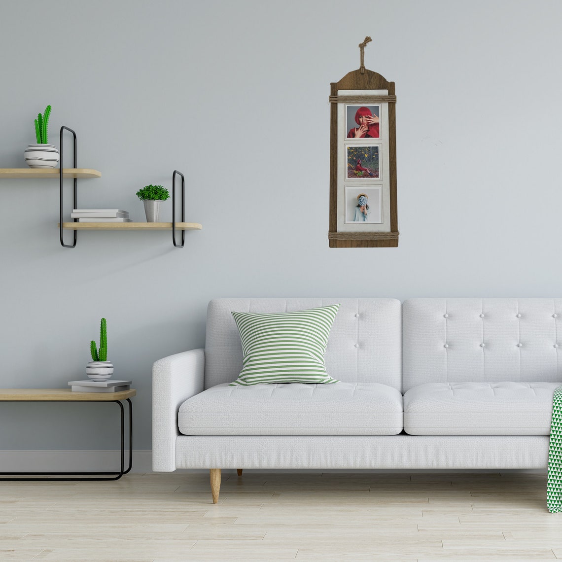 Wooden Photo Frame Wall Decor Multiple Picture Frame Etsy