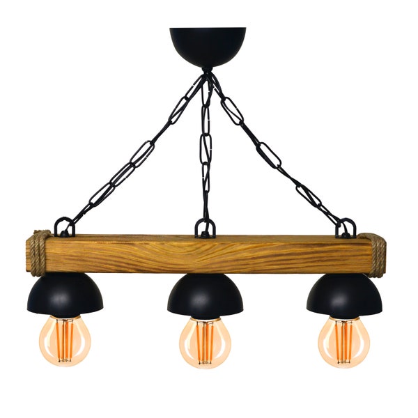 Plafonniers - Lampes Pour Salon - Plafonniers Salon - Lustre En Bois - Lustres Plafonnier - Plafonnier