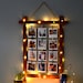 Picture Frame For Wall, Photo Frame Multiple Photos, Photo Collage Frame, Wooden Photo Frame With Led Light And Latch, Lighted Photo Frame 