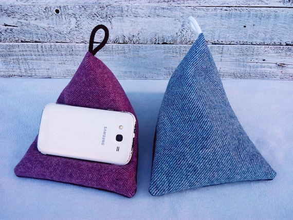 Tableta de tela de terciopelo de lana hecha a mano / Kindle / Soporte de  almohada para iPad /