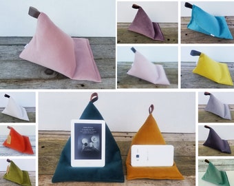 Luxury Tablet Pillow |Tablet/Kindle/IPad Pillow Stand | 13 Colours| Home Office & Homeschooling | Bed Beanbag Stand | WFH