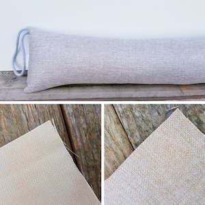 Made to Measure Long Draft Excluder: Fire Resistant Fabric, Energy Saver