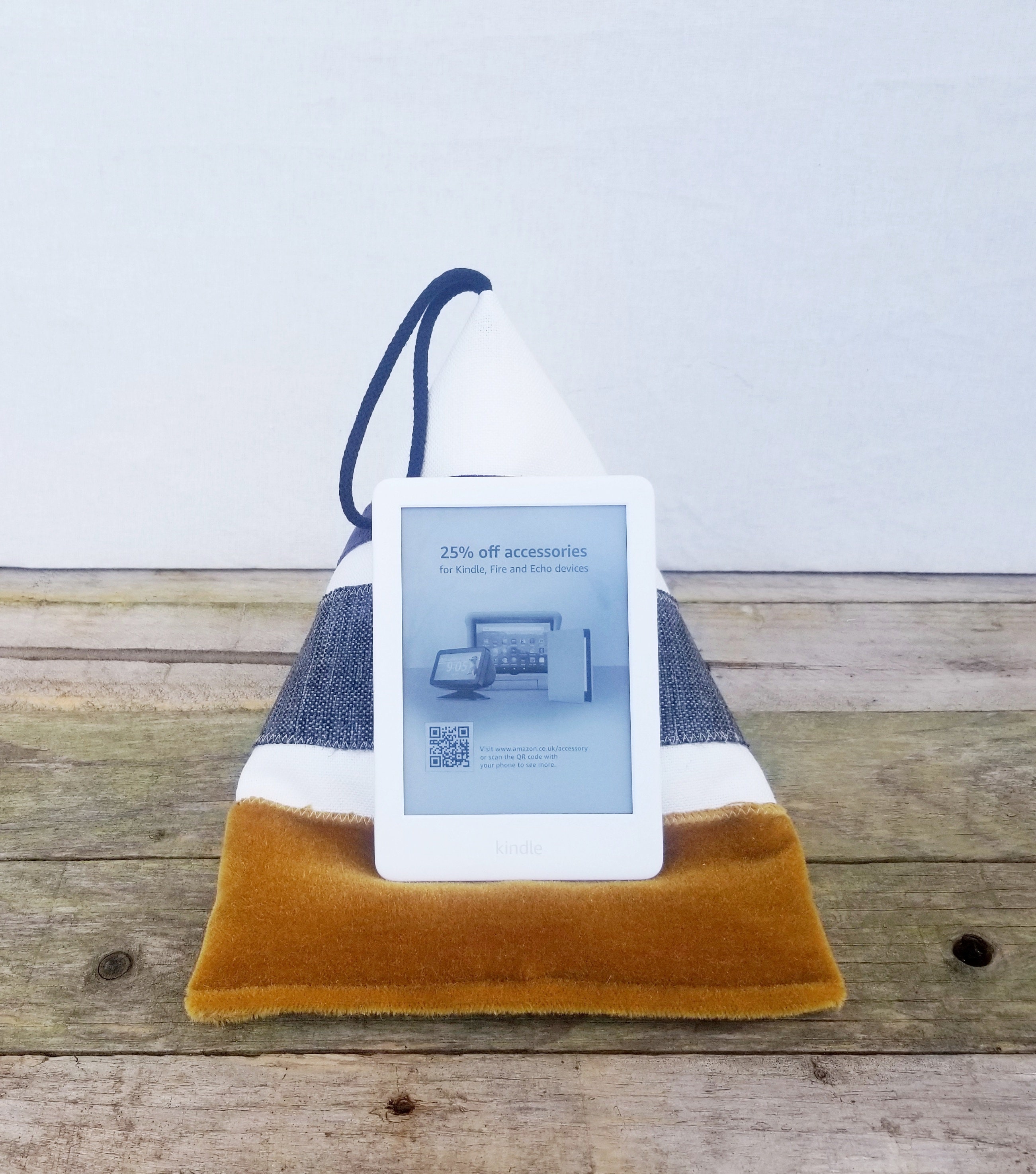 Handmade Fabric Tablet/Kindle/IPad Pillow Stand Patchwork Etsy