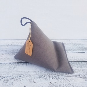 Handmade Fabric Tablet/Kindle/IPad Pillow Stand | Cholocate Brown holder | IPad Bed Stand | Homeschooling | Bed Beanbag WFH | Father&#39;s Day