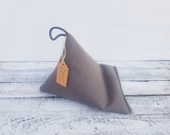 Handmade Fabric Tablet/Kindle/IPad Pillow Stand | Cholocate Brown holder | IPad Bed Stand | Homeschooling | Bed Beanbag WFH | Father&#39;s Day