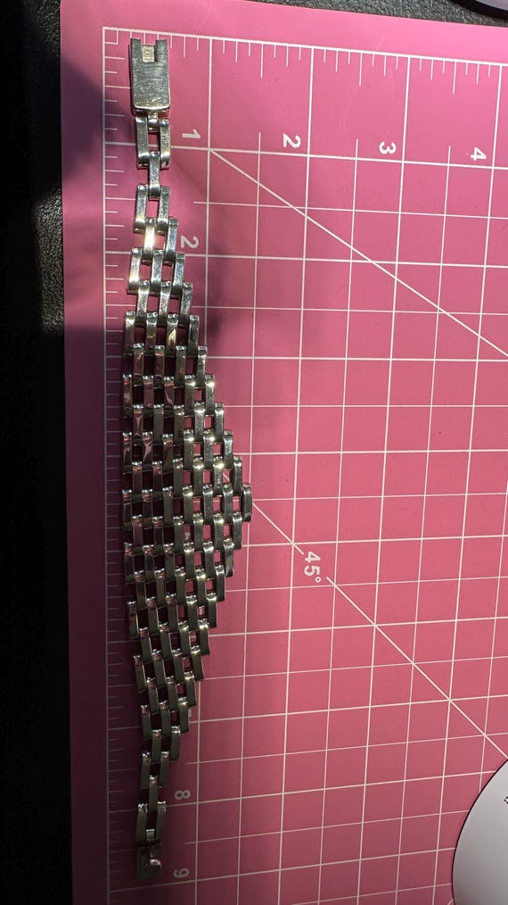 STUNNING Woven Solid Cleopatra Chain Necklace & B… - image 9