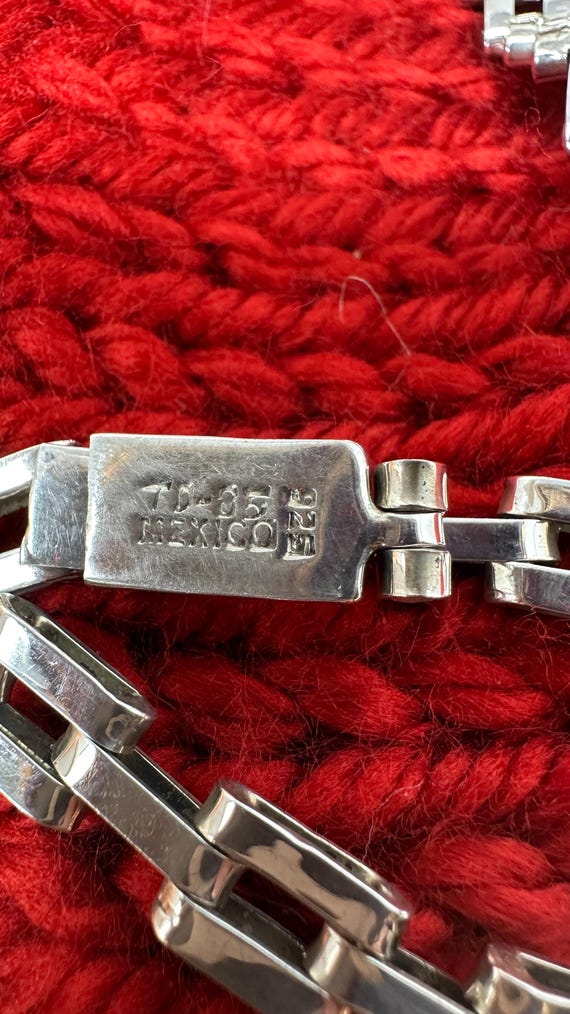 STUNNING Woven Solid Cleopatra Chain Necklace & B… - image 6