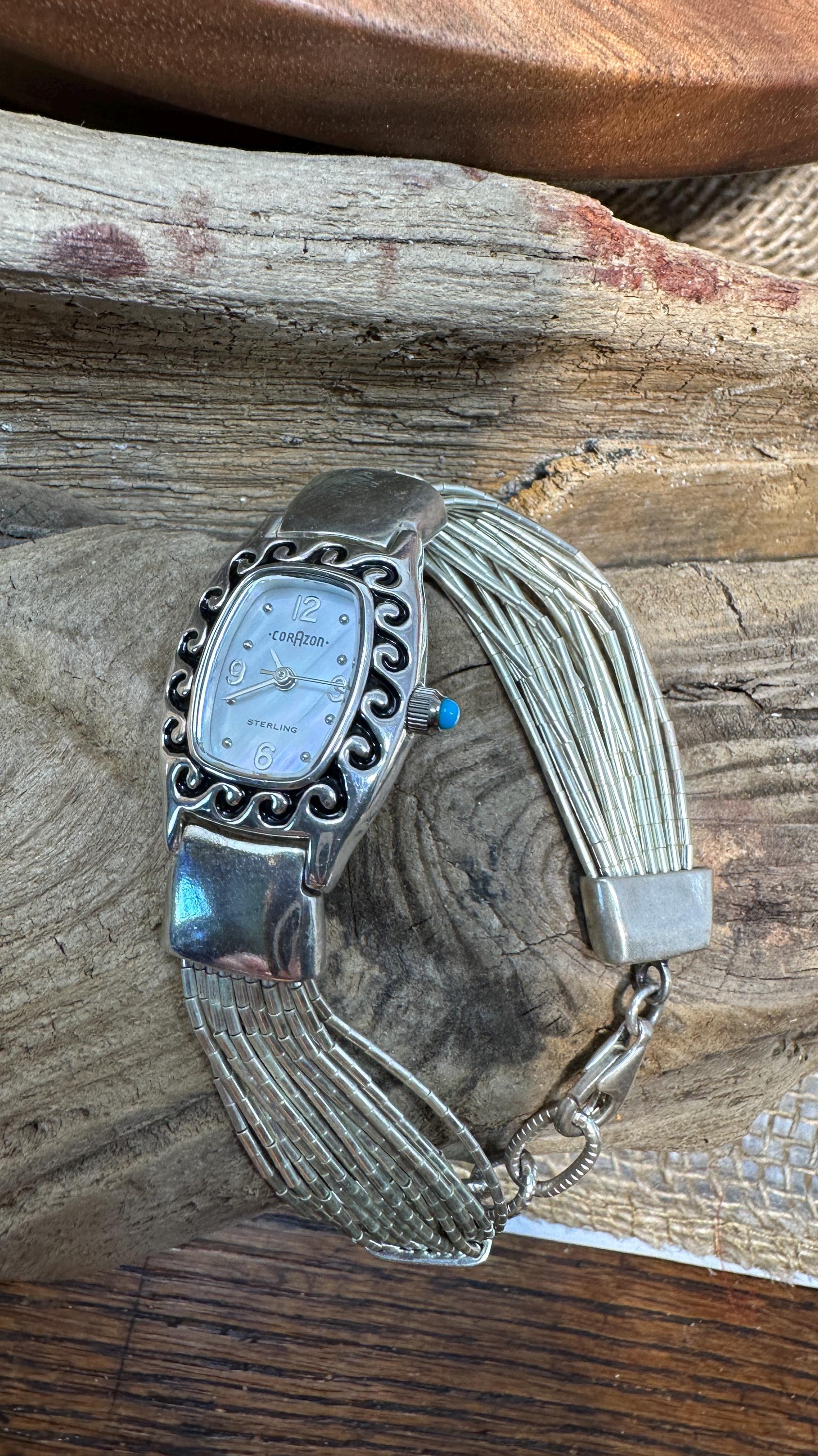 ?Carolyn Pollack Relios Silver Watch 925 or Sterling Silver Carolyn Pollack Relios Sterling Inlaid Pendant main image 4