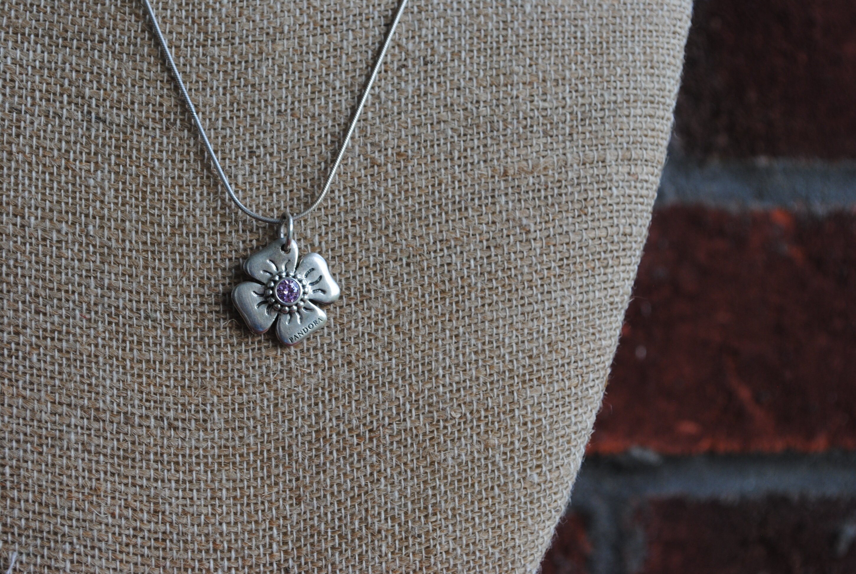 CLEARANCE Flower Silver Necklace - Etsy