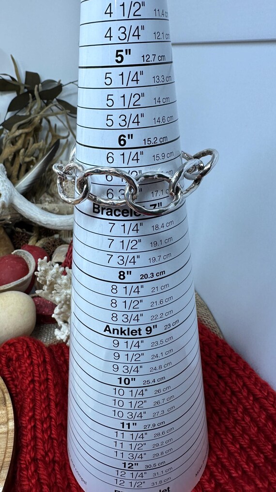 Hammered Link Bracelet - image 5