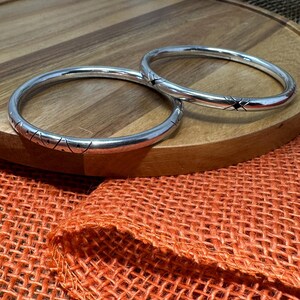 ヴィンテージ タスコ メキシコ シルバーバングル カットアウト 