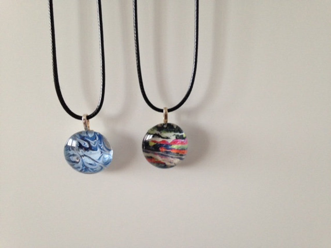 Acrylic Paint Skin Jewelry/1 Cabochon/Pendant Etsy