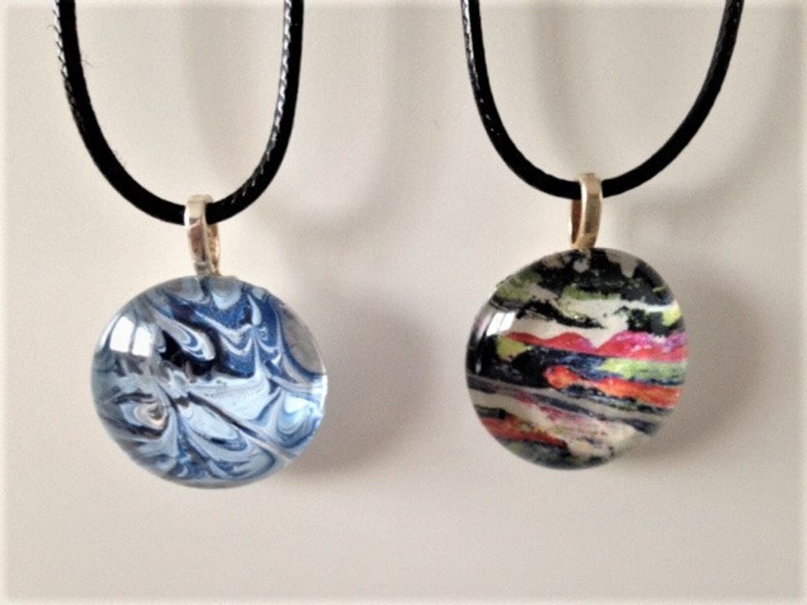 Acrylic Paint Skin Jewelry/1 Cabochon/Pendant Etsy