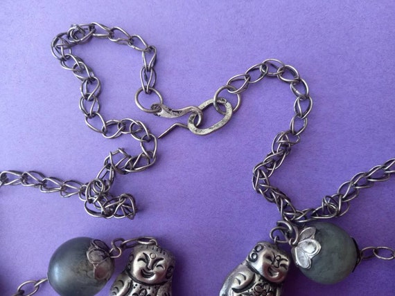Fantastic huge vintage necklace with horse, beads… - image 10