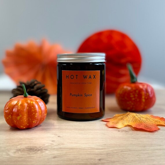 Pumpkin spice soy wax candle